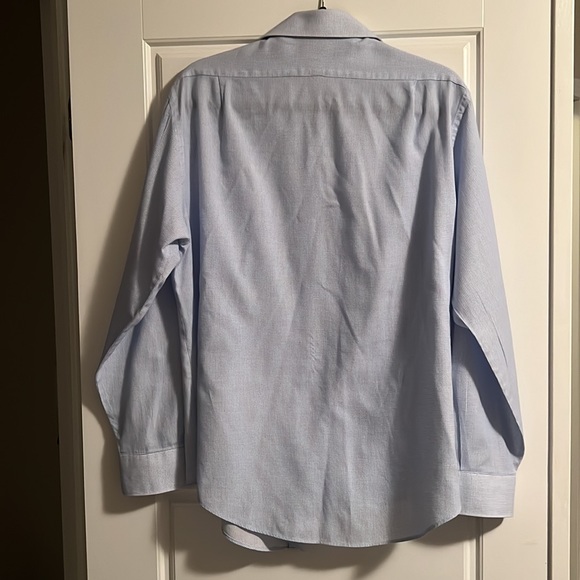 Van Heusen Blue Fitted Dress Shirt (16.5, 34/35) - Picture 3 of 3